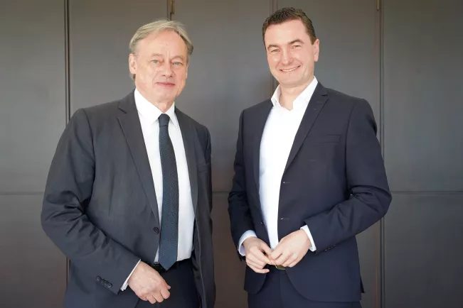 Hartmut Ihne und RP Thomas Wilk