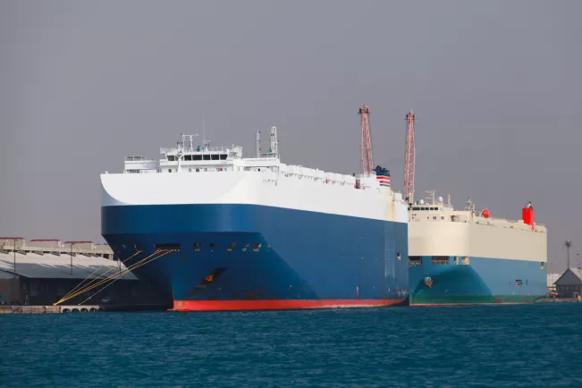 Auto Frachter Schiff COLOURBOX49645762