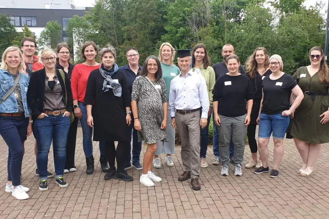 Gruppenbild Alumnitreffen Naturwissenschaftliche Forensik am 1. Juli