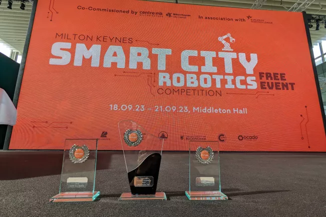 b-it-bots trophies at the ERL Smart City Competition 2023