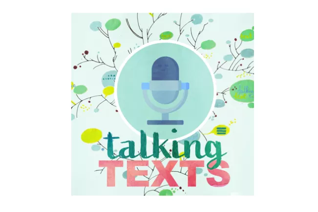 Podcast Talking Texts_Anna_Mahendra_Sprachenzentrum