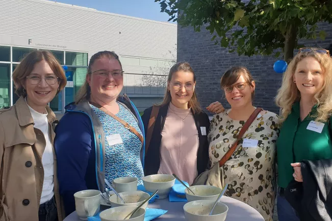Absolventinnen beim Alumni-Treffen Biomedical Sciences am 30.9.2023