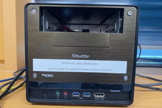 Alte Computer bekommen im Wasserstofflabor ein zweites Leben