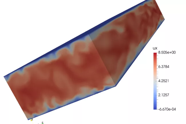 Lattice-Boltzmann-Methode_Kanalströmung
