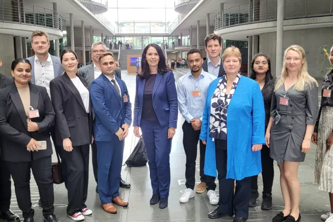MBA Students Berlin Excursion 2023 at Bundestag