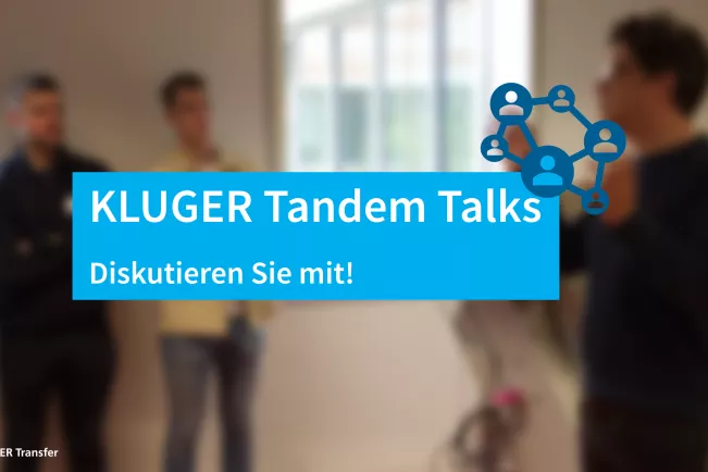 TANDEM Gesprächsreihe KLUGER Transfer Titelbild