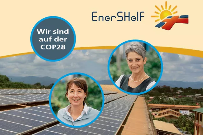 EnerSHelF auf der COP28 Banner