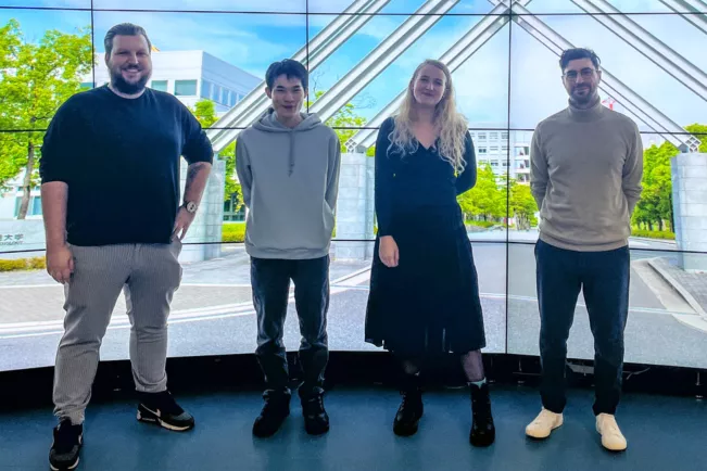 Projektgruppe des DAAD-PPP Projekts "Multisensorische Cues to Evoke Emotional Responses ans Awe in Virtual Reality"
