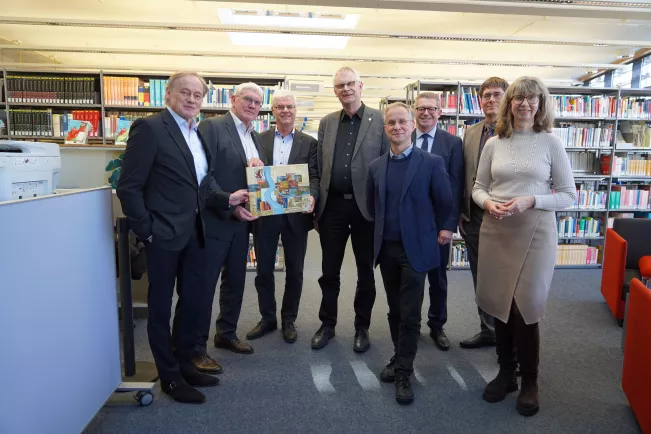 20240306 Offizielle Wiedereröffnung Bibliothek Rheinbach Gruppenfoto Foto Pascal Schröder