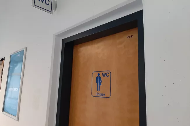Unisex Toilette Campus Sankt Augustin 20240318_Foto Martin Schulz