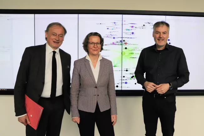 1NRW-Digitalministerin Ina Scharrenbach zu Besuch in der H-BRS 2024-04-10_ Foto Martin Schulz