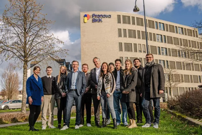 Gruppenbild Praxisprojekt Pronova BKK