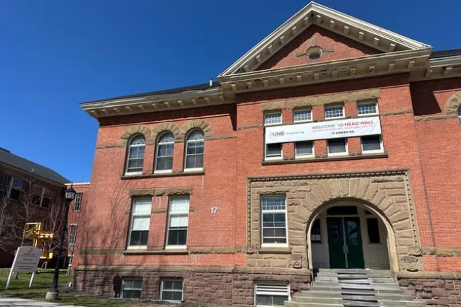 Gebäude der UNB in Fredericton, New Brunswick; Kanada