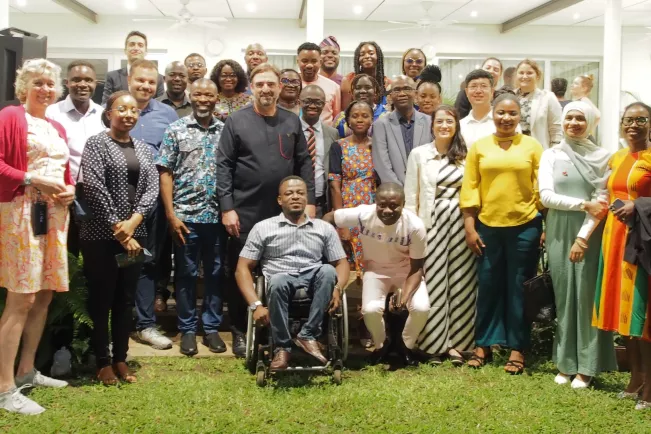 Master Social Protection Alumni Konferenz 2024 Ghana Empfang Deutsche Botschaft