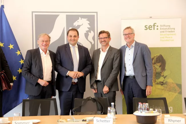 Hochschulpräsident Hartmut Ihne ist in das Kuratorium der Stiftung Entwicklung und Frieden  berufen worden. Foto sef