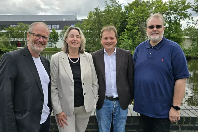 Neues CENTIM-Direktorium Juli 2024 Deimel Sieber Maikranz und Vizepräsidentin Wirtz Foto CENTIM