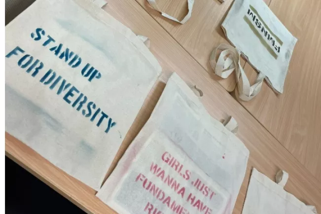 Tote Bag Design Workshop with Caritas