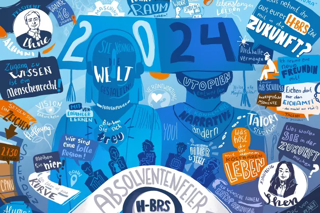 Graphic Recording Absolventenfeier 20241019 ewerART web FHD
