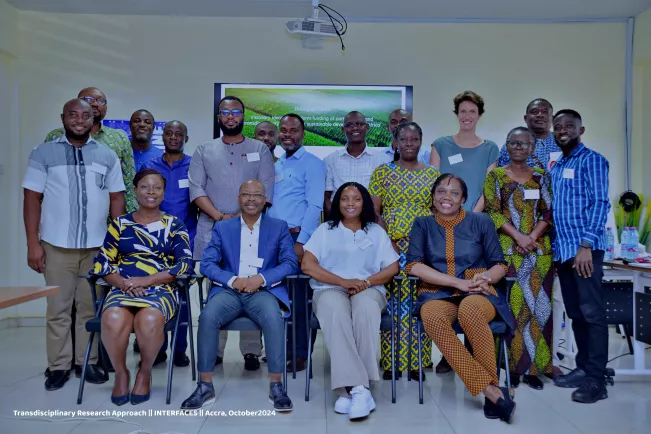 Workshop Ghana Oktober 2024 Transdisciplinary Research INTERFACES