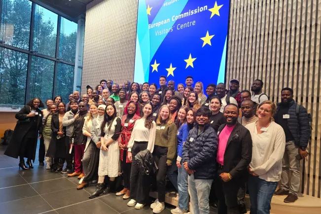 MSc Social Protection students visit Brussels