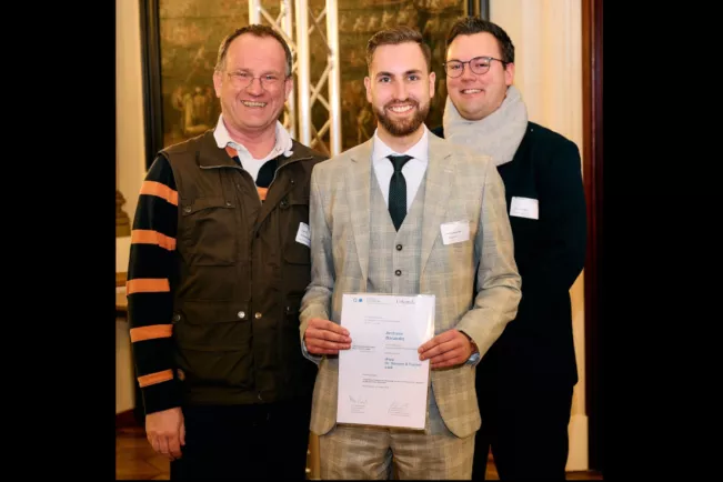 Förderpreisverleihung Herr Baranzke