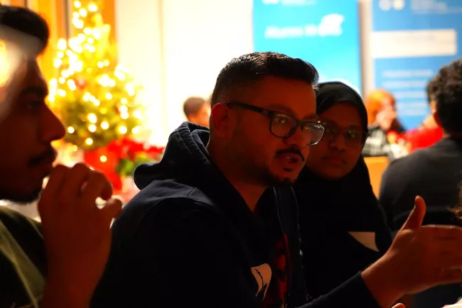 Bilal Akther at Alumni Role Model Event 12.Dec 2024_photo by Pascal Schroeder