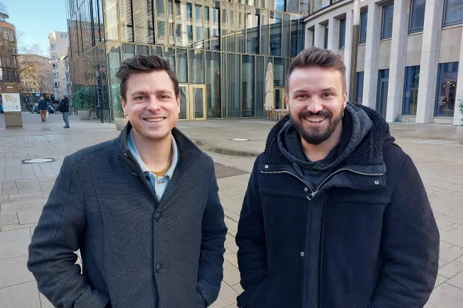 Gruender Marcus Haas und Paul Anduschus Koeln 20241202 Foto Juri Kuestenmacher 01