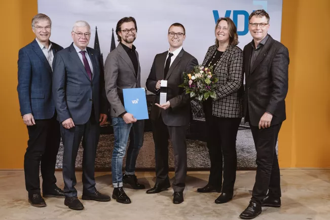 VDI Förderpreis Verleihung 16012025 in Köln Doktorand Alexander Jaekel ANNA ausgezeichnet