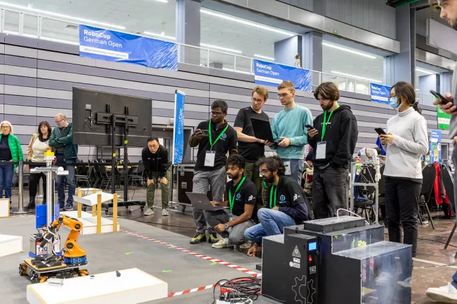 12.-16.03.2025 RoboCup German Open 2025 -  b-it-bots @work im Wettkampf