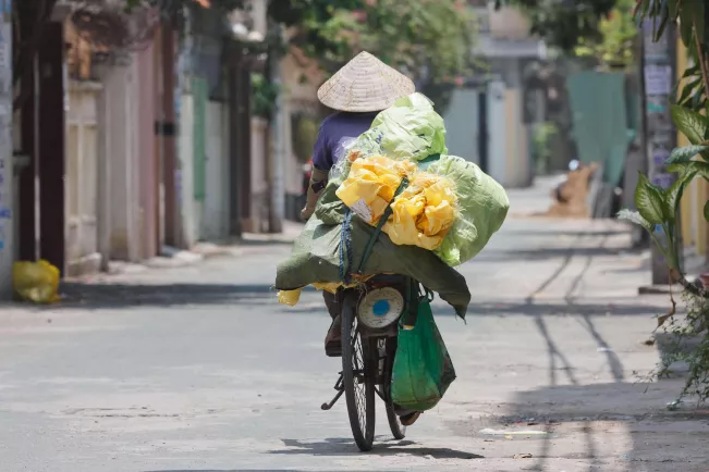 Fahrrad in Vietnam