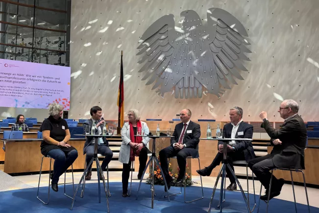 Prof. Dr. Remi Maier-Rigaud (87197) bei Podiumsdiskussion FH-Fachtagung