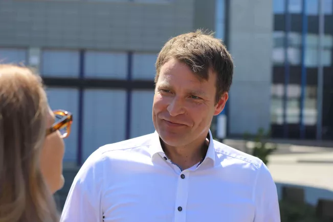 Ernennung Professur Matthias Johannink mit Halfmann 20250428 Foto Juri Kuestenmacher 13