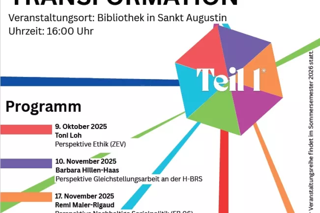 Plakat Facetten der Transformation