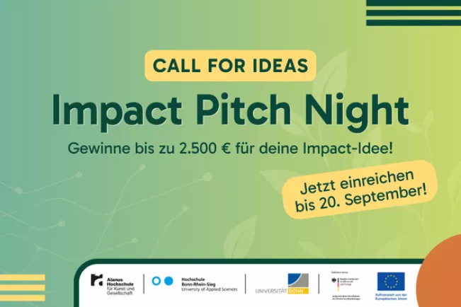 Call for Ideas: Impact Pitch Night Banner