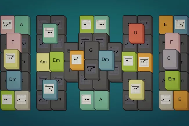 20250808 Screenshot vom Spiel MyJong - GuitarChords