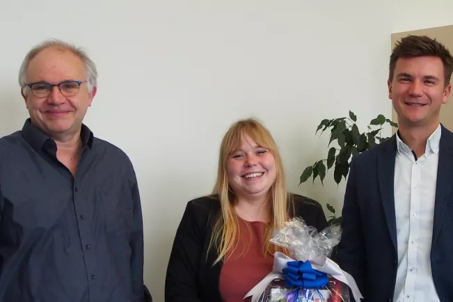 Prof. Klaus Lehmann, Lisa Mahnkopf, Artur Völk