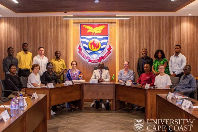 Gruppenfoto H-BRS Delegation und UCC, Ghana