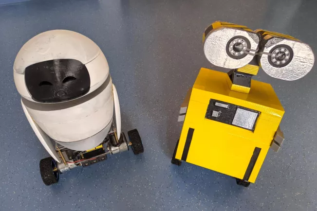 Selbstbalancierende Roboter Türposter TdoP26WS