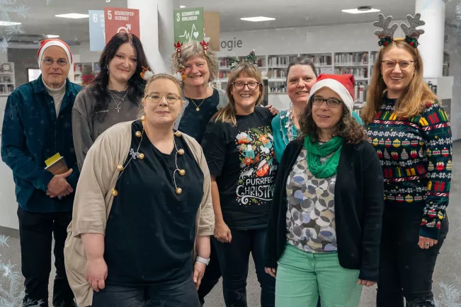 Bibliothek Team Weihnachten 2025