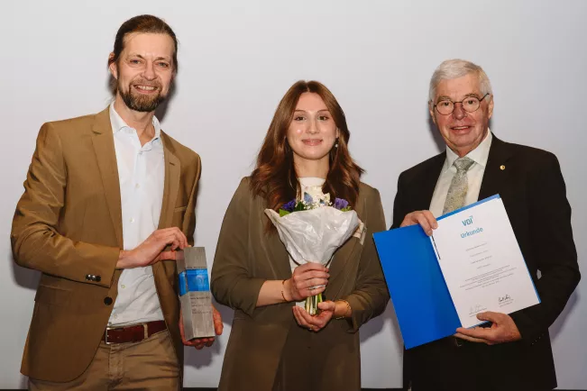 VDI Förderpreis 2026  Platz 1 Federica Ricucci Foto Bernadett Yehdou VDI Köln