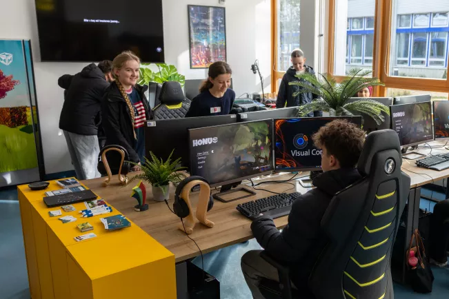 25.02.2026 Besuch Albert-Einstein-Gymnasium (AEG) - Game Studio