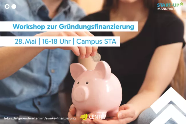 Banner Workshop Gründungsfinanzierung