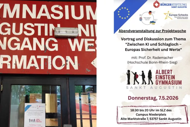 07.05.2026 ProfessorDr. Michael Rademacher der H-BRS zu Gast am Albert-Einstein-Gymnasium