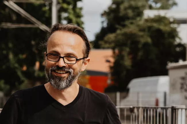Dr. Alexander Hagg 2024 am Mitmachmobil