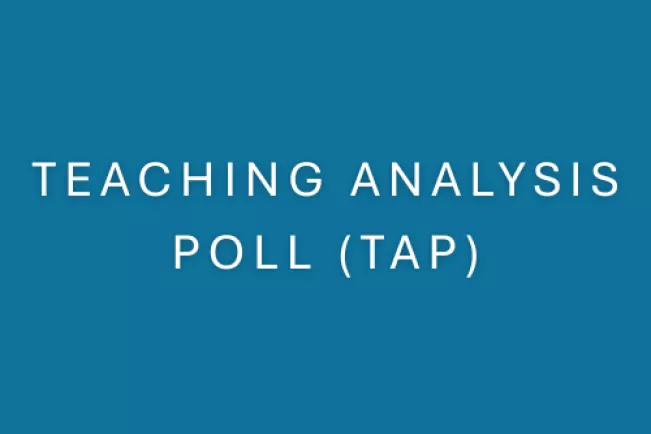 Teaching Analysis Poll (TAP)