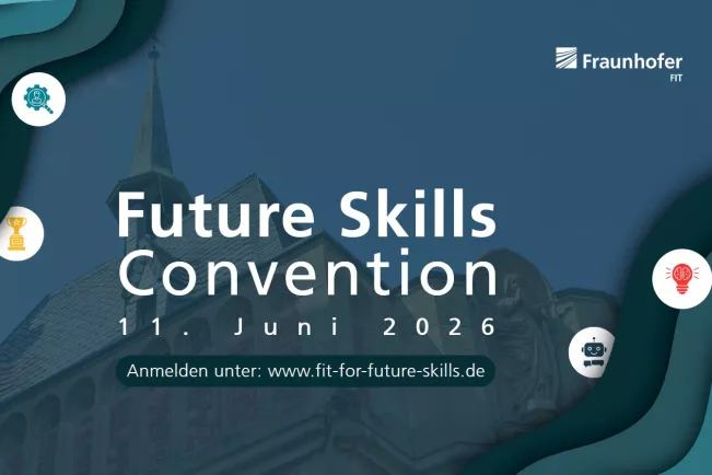 Postkarte Future Skills Convention 11. Juni 2026 am Fraunhofer FIT