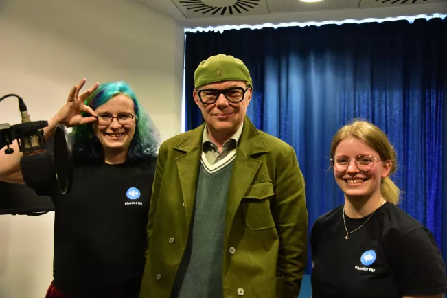 Bluedot No.20 Moderationsteam Gast Haarkötter