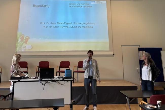 Begrüßung Sommerfest BA Nachhaltige Sozialpolitik 2026