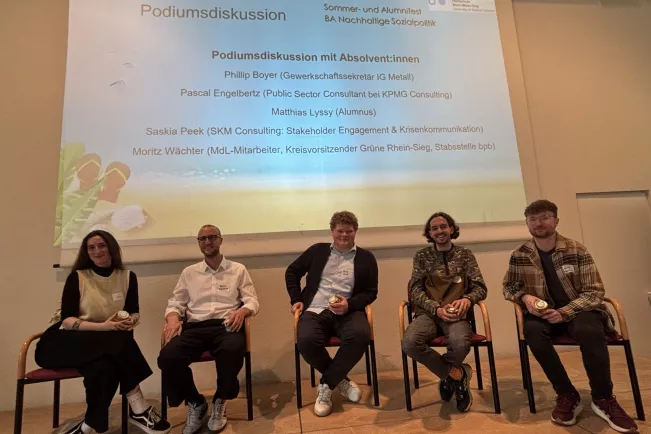 Podiumsdiskussion Sommerfest BA Nachhaltige Sozialpolitik 2026