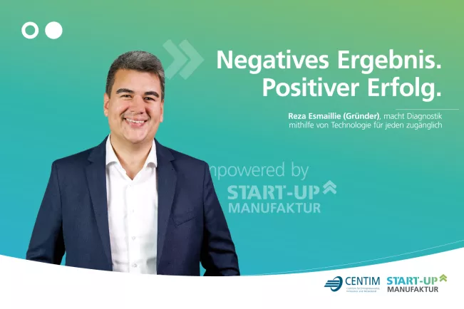 Teaser Reza Esmaillie - Negatives Ergebnis. Positiver Erfolg. - people empowered by Start-up-Manufaktur